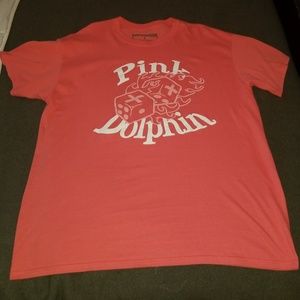 Pink DolphinT shirt/(no tags but have not be worn)